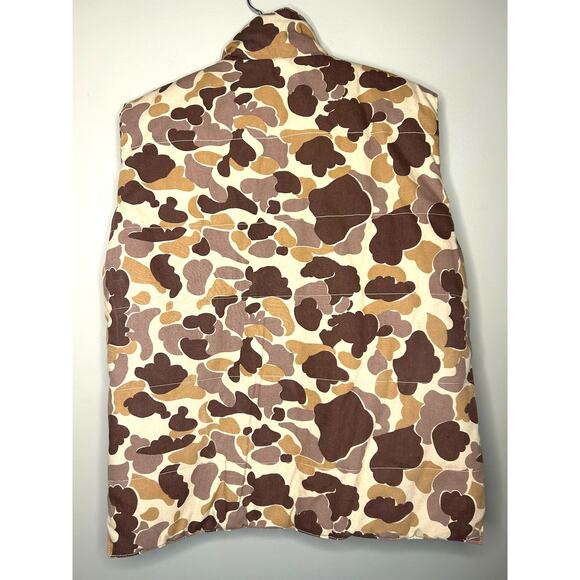 Mount'n Prairie Vintage Camo Puffer Vest Hunting Reversible Old School Large - Picture 5 of 9